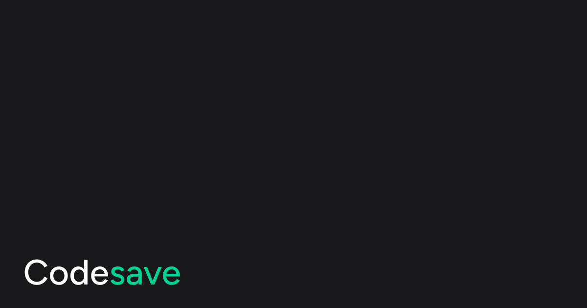 Save Code Box Code Save — Code Saver & Snippet Manager